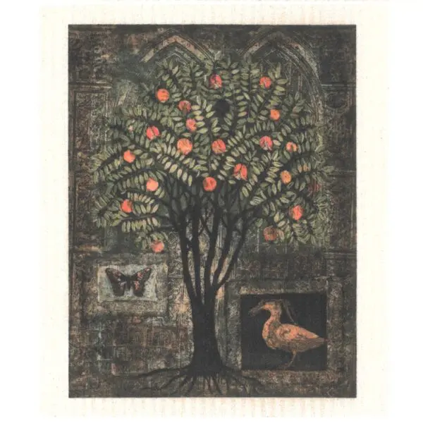 Schwammtuch Granatapfelbaum