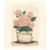 Sari's Artwork Schwammtuch Hydrangea, Pink