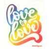 Sweetgum schwammtuch Love is Love